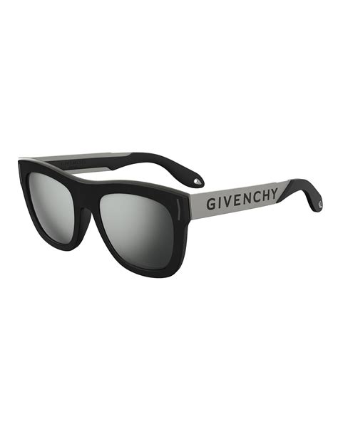 givenchy square rubber logo sunglasses|givenchy unisex sunglasses.